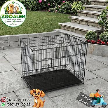 tutu quşu: İtlər üçün metal qəfəs 🐾 🏡 Ev heyvanınız üçün təhlükəsiz, rahat və — 4
