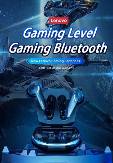 Slušalice: Akcija ! Lenovo GM2 Pro bluetooth crne slušalice Novo, ne — 9