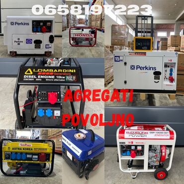 Agregati: AgroPower/Lombardini i Astra Korea benzinsko/dizel agregati za struju — 35