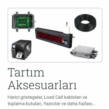 весы 200 кг: Tartım Aksesuarları - Xarici göstəricilər: LED ekranlı, kq vahidi ilə