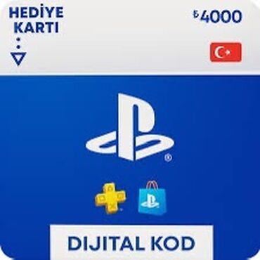PS2 & PS1 (Sony PlayStation 2 & 1): Plastation Gift card try 100try-7azn 500try-30azn 1000try-55azn