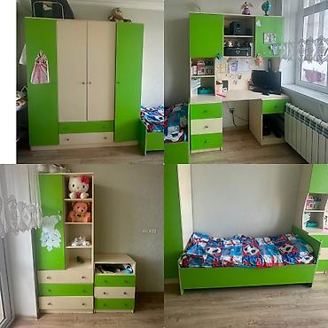 dəst cantalar: ‼️ Təcili Satılır ‼️ Gənc Yataq Dəsti Ölcü Şkaf 190 Carpayı ölcü — 6