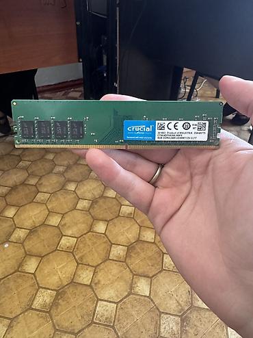 aoc 27: Оперативная память (RAM) для ПК, Б/у, Crucial, 8 ГБ, DDR4, 2400 МГц — 2