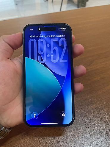 ayfon 13 pro ikinci el: IPhone 15, 128 GB, Black Titanium, Simsiz şarj — 6