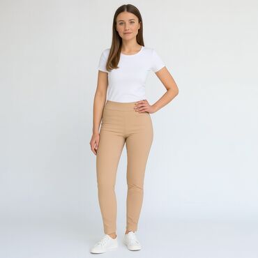 spodnie dresowe peak performance: Guess, Material trousers for women, L (EU 40)
