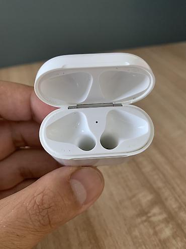 eirpods: İşlənmiş Simsiz (Bluetooth) Qulaqcıqlar, Apple, rəng - Ağ — 3