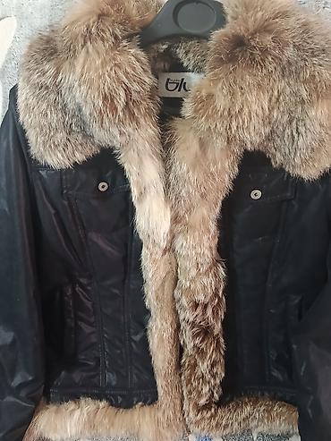 jakna s: Jakna sa krznom verovatno zecijem.Blylos vintage Italy Velicina M/L - — 1