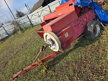 avto aksesuarlari: TƏCİLİ Satılır: mavi YMZ tipli təkərli traktor və qoşqu ot‑presi ot — 3