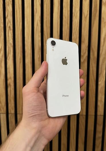 айфо xr: IPhone Xr, Б/у, 128 ГБ, Белый, 78 % — 1