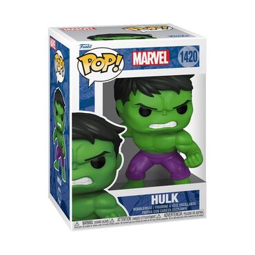 наклейка у: Funko POP! Hulk У коробки есть прорез в одном месте, сам аксессуар в