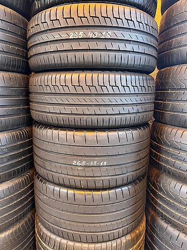 stud 100: Шины 265 / 35 / R 19, Лето, Б/у, Комплект, Франция, Michelin — 1