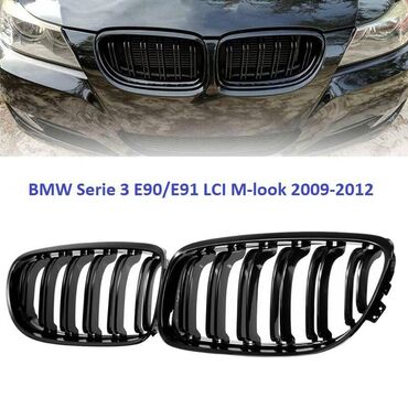 Auto delovi: BMW serija 3 E90 i E91 LCI maska bubrezi gril NOVO! Prednja