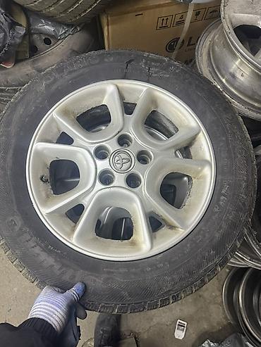 Колеса в сборе 225 / 65 / R 17, Лето, Б/у, Комплект, Легковые, Литые, отверстий - 5