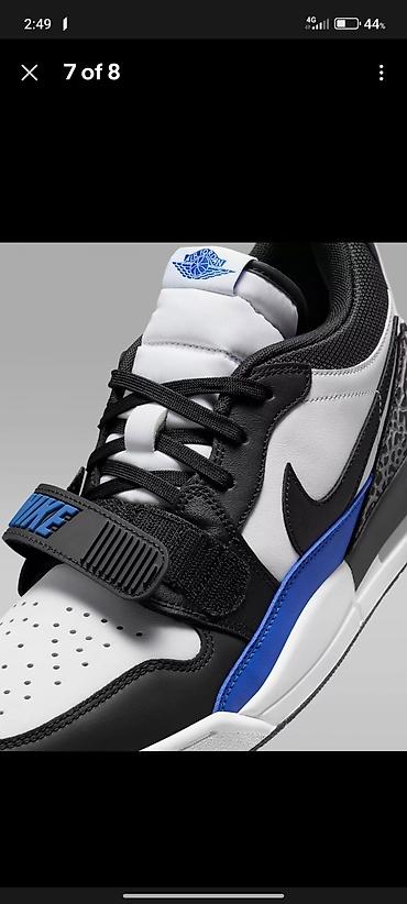 Krasofkalar və idman ayaqqabıları: Nike Jordan Legacy 312 Low – kişi krossovkası - Rənglər: ağ, qara — 5
