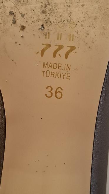 Личные вещи: Qadın baletka tipli ayaqqabı Ölçü 36 razmer 1 dəfə geyinilib - — 3