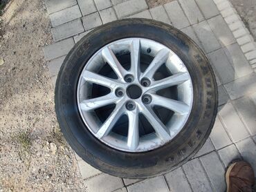 колесо на фит: Дөңгөлөктөр монтажда 225 / 55 / R 16, Жай, Колдонулган, 1 даана, Жеңил унаалар, Куйма, тешиктери - 5