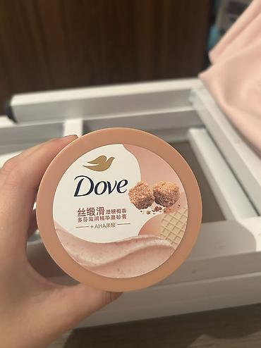 Красота и здоровье: Скраб для тела Dove с AHA-кислотами и ароматом карамелизированного — 1