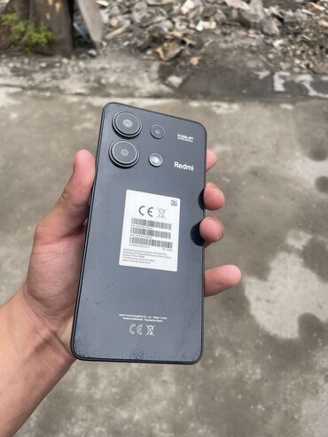 смартфоны кнопочные телефоны: Redmi, Redmi Note 13, Б/у, 128 ГБ, цвет - Черный, 2 SIM
