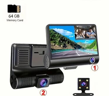 kameralı maşın: Videoreqistratorlar, Yeni, Avtomatik, 64 gb, Çin, Pulsuz çatdırılma