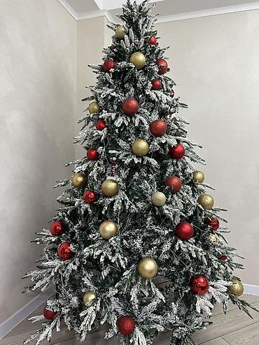 свечи для романтики: 🎄 Продам заснеженную ёлку с игрушками! ✨ Высота — 2,4 м ❄️ Красиво — 4