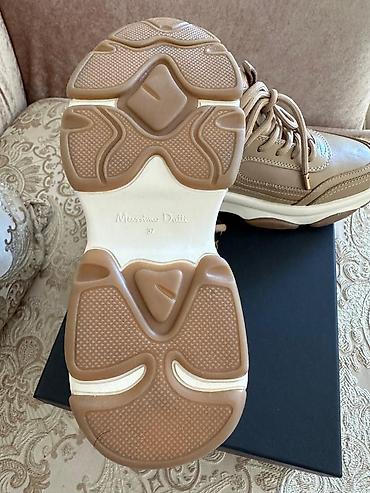 sneakers: Кроссовки, 37, Massimo Dutti, Новый, цвет - Бежевый, Бесплатная доставка — 3