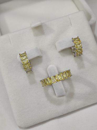 Серебряные наборы украшений: Серебро 925 пробы Размеры имеются Цена 3500 сом Можете — 4