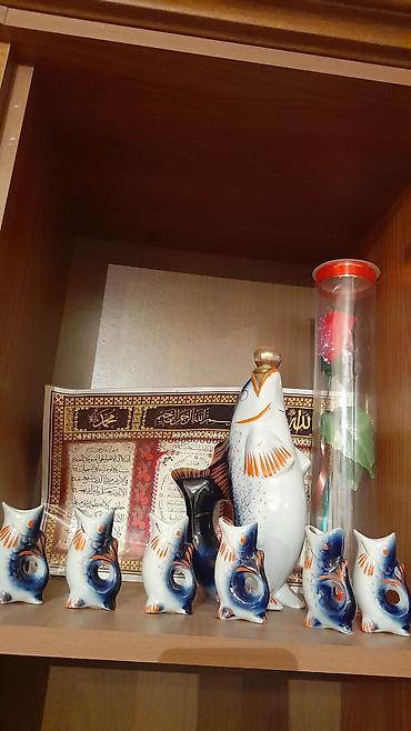köpək balığı: Porcelan balıq formalı süfrə dəsti - Klassik “balıq” dizaynında 1 — 1