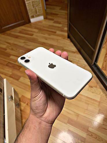 apple macbook: IPhone 11, 64 GB, Ağ, Face ID, Sənədlərlə — 5