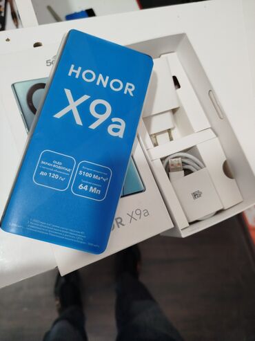 Honor: Honor X9a, 128 GB, rəng - Ağ, Düyməli, Barmaq izi, İki sim kartlı