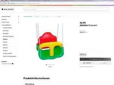 Njihalice: Dečija viseća ljuljaška sa ogradicom i naslonom - Troslojno sedište — 11