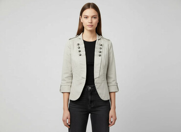 ubrania w pepitkę: H&M, Піджак жіночий, розмір S