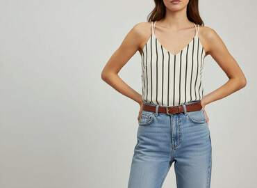 stradivarius top bez ramiączek: Gina Tricot, Топ жіночий, розмір XS