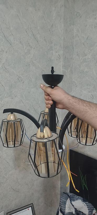 çılçıraqlar sederek: Çılçıraq, 4 lampa, Metal — 1