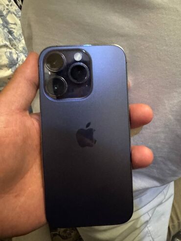 телефон в рассрочку с плохой кредитной историей бишкек: IPhone 14 Pro, Колдонулган, 128 ГБ, Deep Purple, 90 %