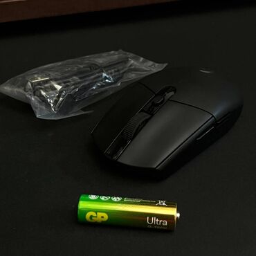коврик для мышки: Logitech G305 + 1xAA Batareya | Əla vəziyyətdədir Ölçüsü mənim üçün