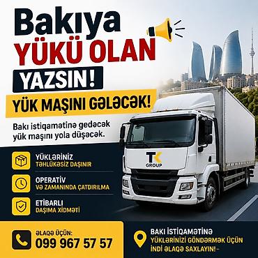 189 yuk dashima: Xidmət: Bakı istiqamətinə yükdaşıma Təsvir: - Bakı şəhərinə yönələn — 1