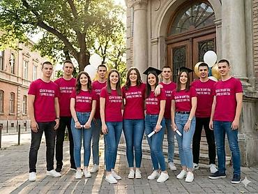 Ostalo: . Majice za maturante. Više od 15 boja materijala za izradu — 1