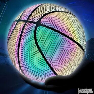 Rekviziti za vežbanje: Prava svetleca lopta za kosarku holgramska hologramska košarkaška — 8