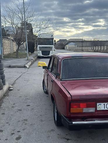 VAZ (LADA): VAZ 2107 sedan - Korpus: 4 qapılı sedan, tünd qırmızı rəng, klassik — 6