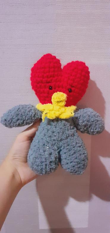taxta oyuncaqlar: BT21 TATA. Tam əl işidirtoxunmadır və yenidir .Daxilində sintifon — 2