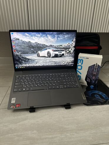 игры на пс4: Ноутбук, Lenovo, 16 ГБ ОЭТ, AMD Ryzen 7, 15.6 ", Колдонулган, Татаал эмес тапшырмалар үчүн, эс тутум NVMe SSD