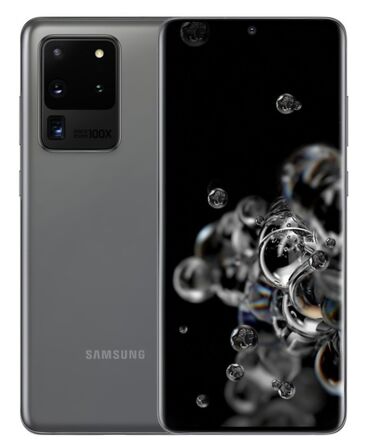 Samsung: Samsung Galaxy S20 Ultra, Б/у, 128 ГБ, цвет - Серый, 1 SIM, eSIM