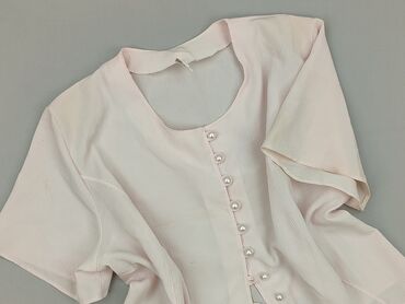 sukienka na chrzest dla mamy plus size: Elégance, Women's blouse, 3XL (EU 46)