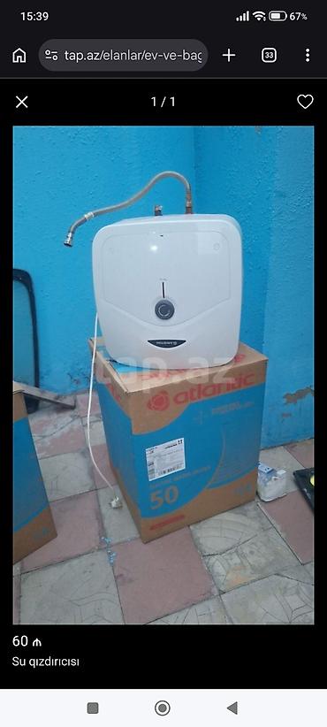 speed power plus: Su qızdırıcısı satılır. Şəkildə görünən model **Ariston** markalıdır — 1