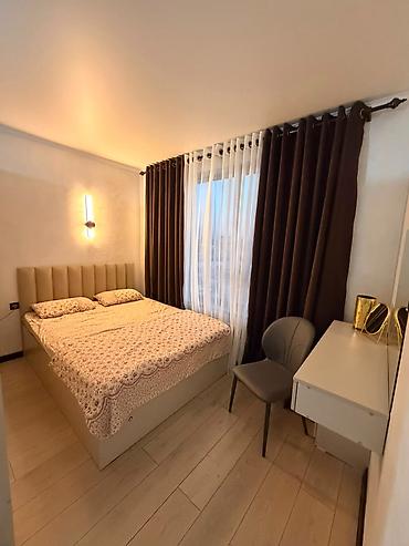 kant flat: 1 комната, 46 м², Кара-Жыгач ж/м Элитка, 6 этаж, Евроремонт — 2