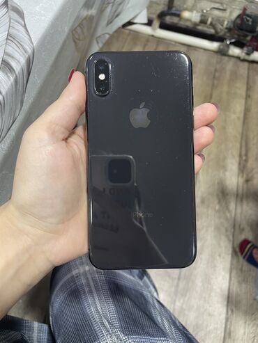 скупка компьютеров ноутбуков телевизоров телефонов бишкек фото: IPhone X, Колдонулган, 256 ГБ, Куту, 100 %