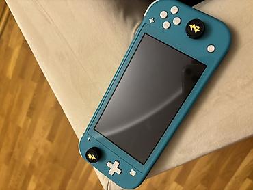 nintendo switch 3 lite: Nintendo Switch Lite – türkuaz rəngdə portativ oyun konsolu — 4