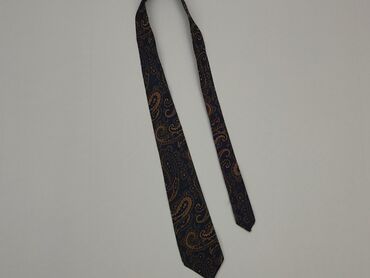 Krawaty i akcesoria: Krawat, kolor - Niebieski, stan - Bardzo dobry