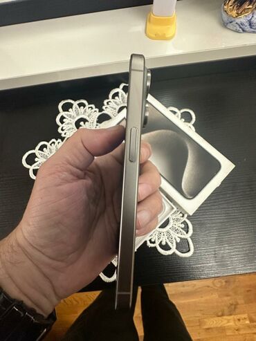 Apple iPhone: IPhone 15 Pro, 128 GB, Natural Titanium, Sənədlərlə — 10