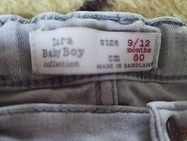 Детская одежда и обувь: Uşaq şalvarı – Zara BabyBoy Collection - Ölçü: 9–12 ay (80 sm) - Rəng — 2